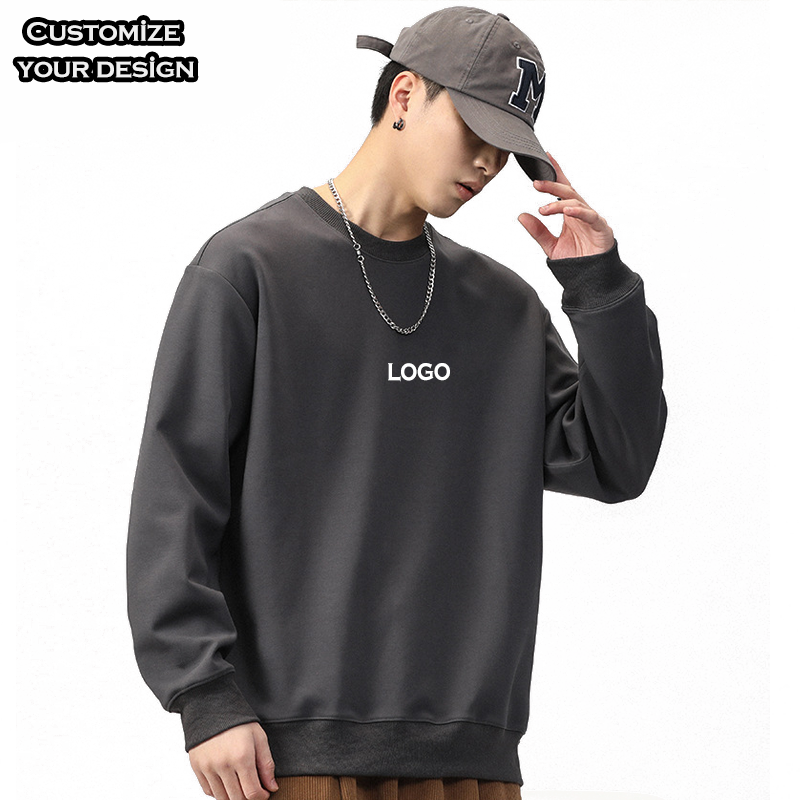 Terry Oversized Sweatshirt Pullover Long Drop Shoulder