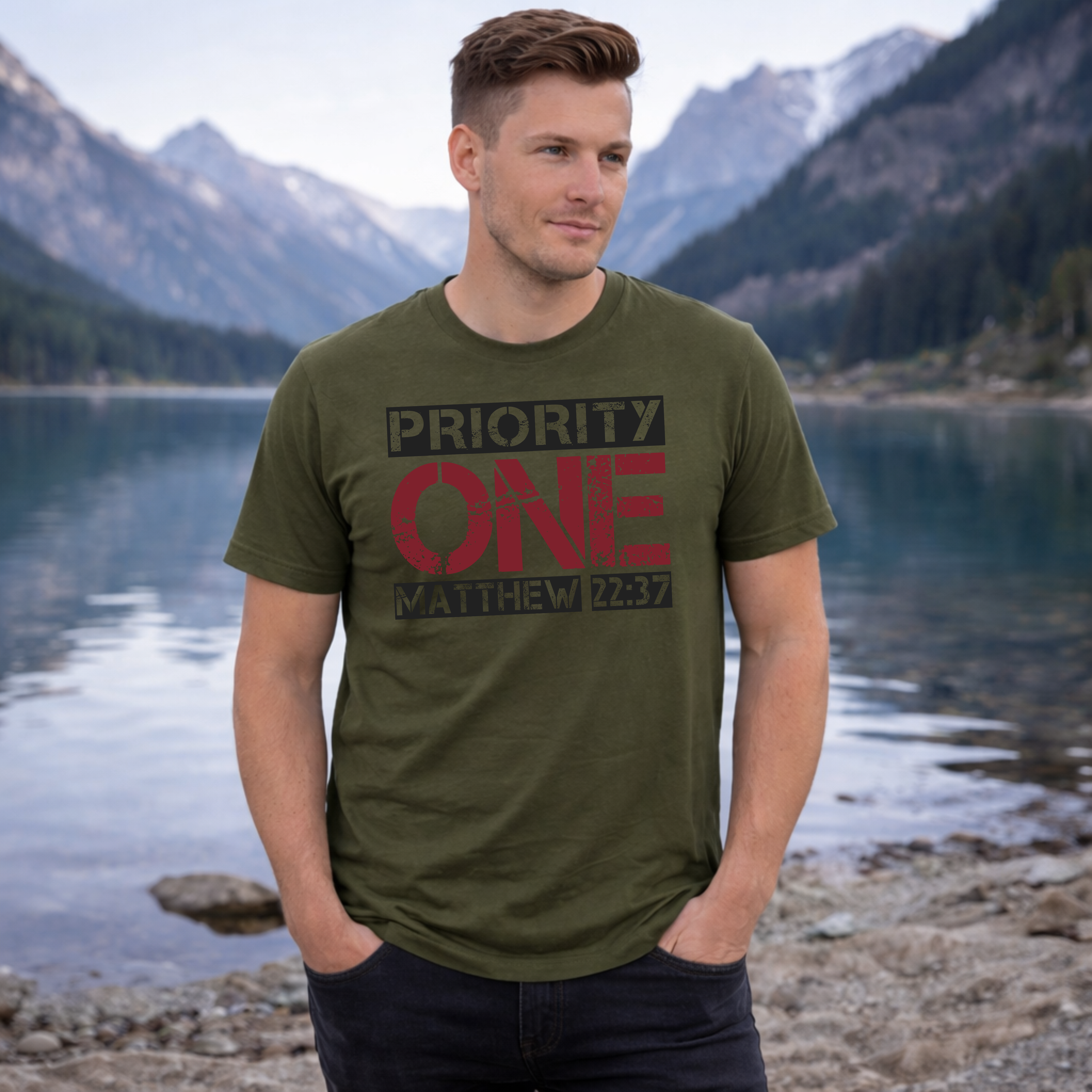 Priority One – Matthew 22:37 | Christian T-Shirt